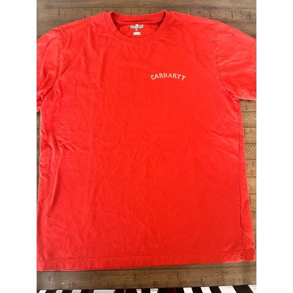 Carhartt Red Adult T-shirt size Large EE